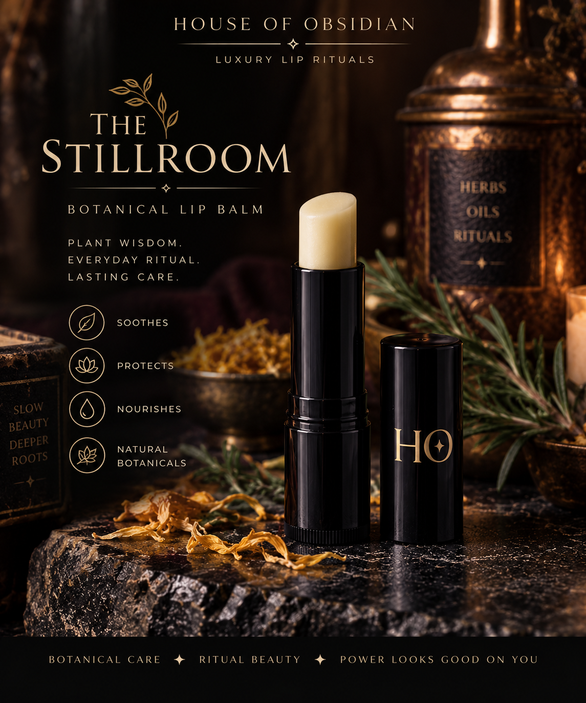 House of Obsidian The Stillroom botanical lip balm, 5 mL